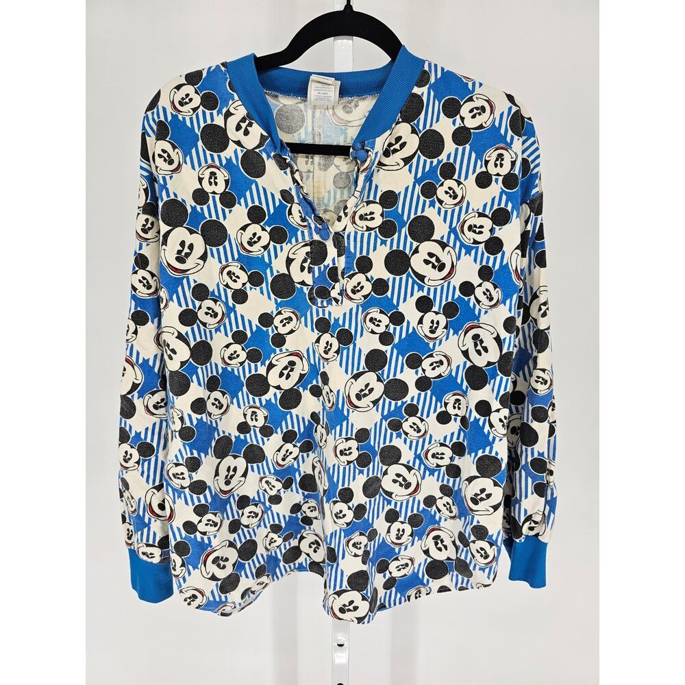 Vintage 1980’s Walt Disney Mickey & Company Flannel Shirt Size Large
